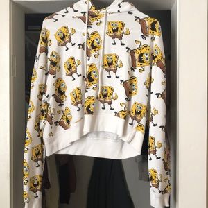 Cropped Spongebob sweatshirt